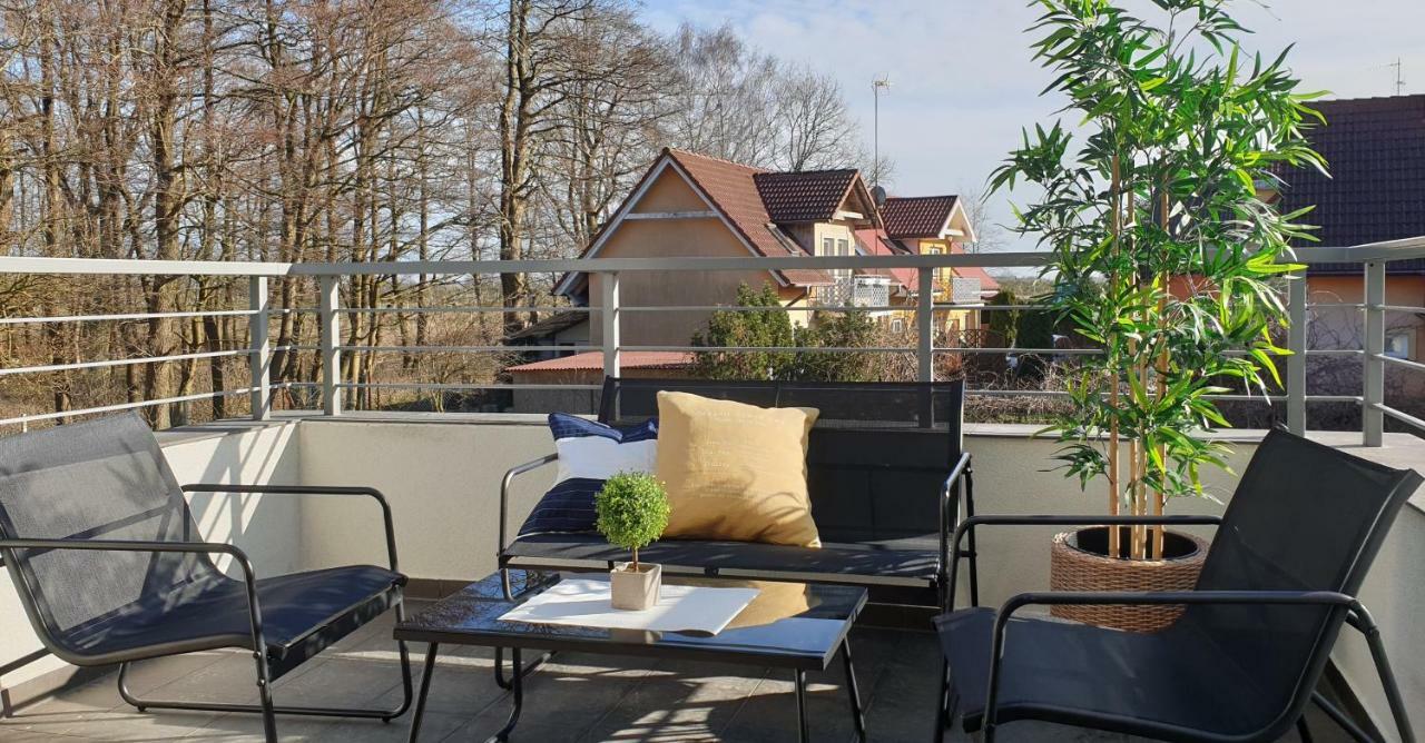 Apartament Comfort Trzęsacz Esterno foto